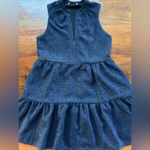 Amanda Uprichard Sleeveless Navy Dress Small
